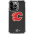 NHL Calgary Flames Distressed iPhone 15 Pro Clear Case